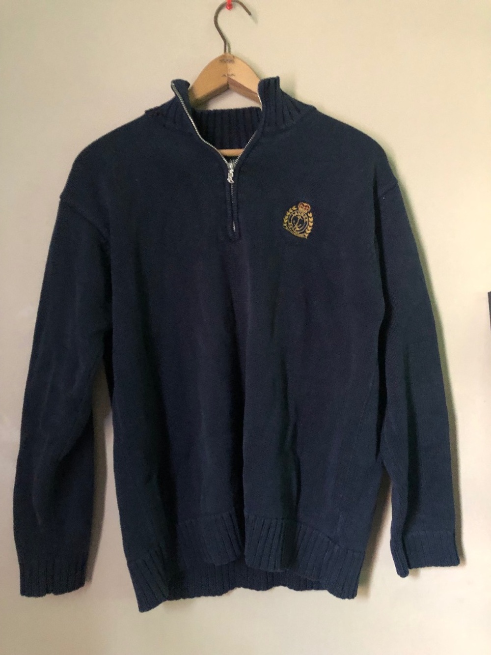 Vintage Ralph lauren quarter zip knit sweater